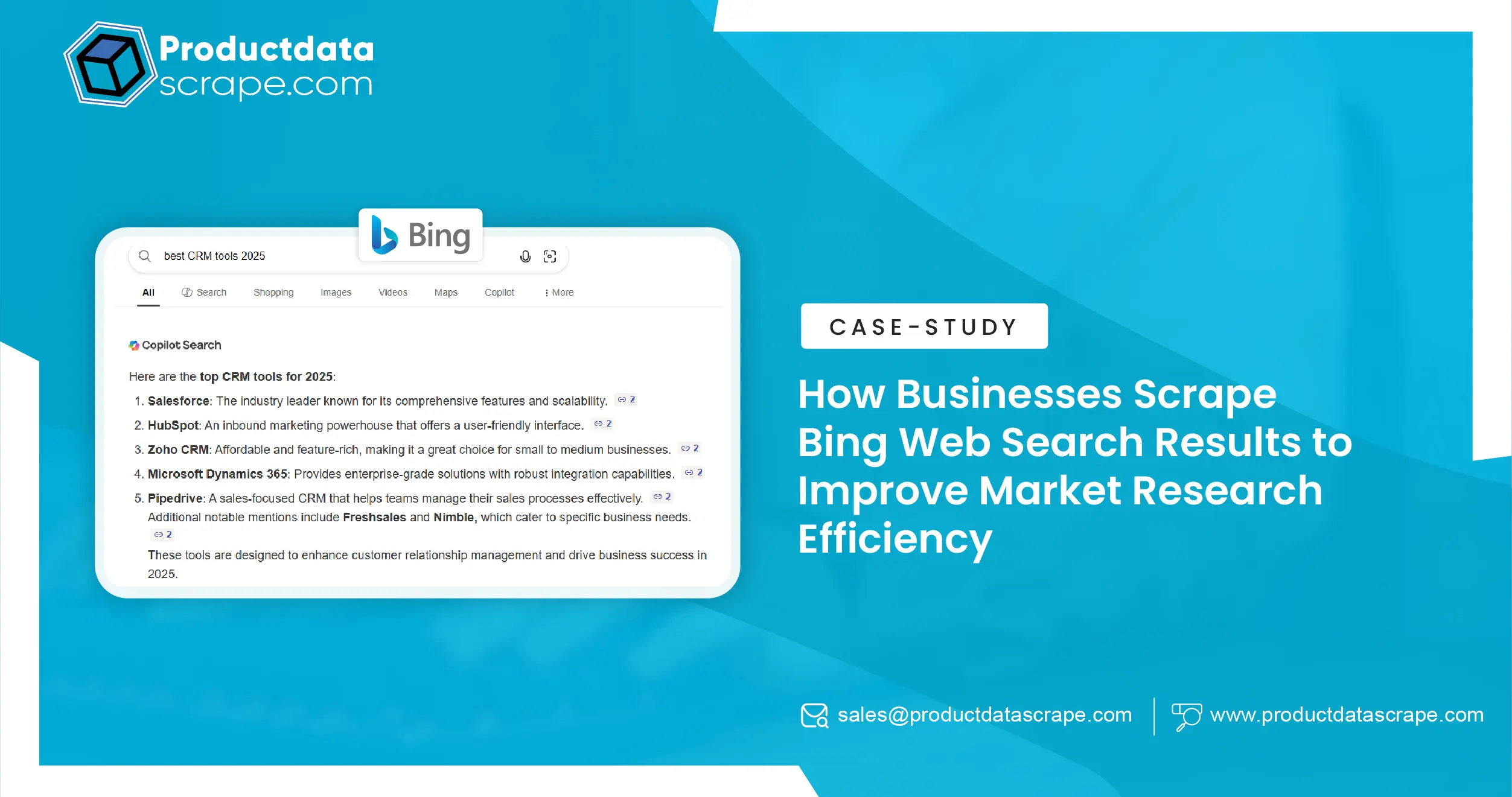 How Businesses Scrape Bing Web Search Results to Improve Market Research Efficiency